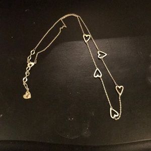 Silver heart necklace
